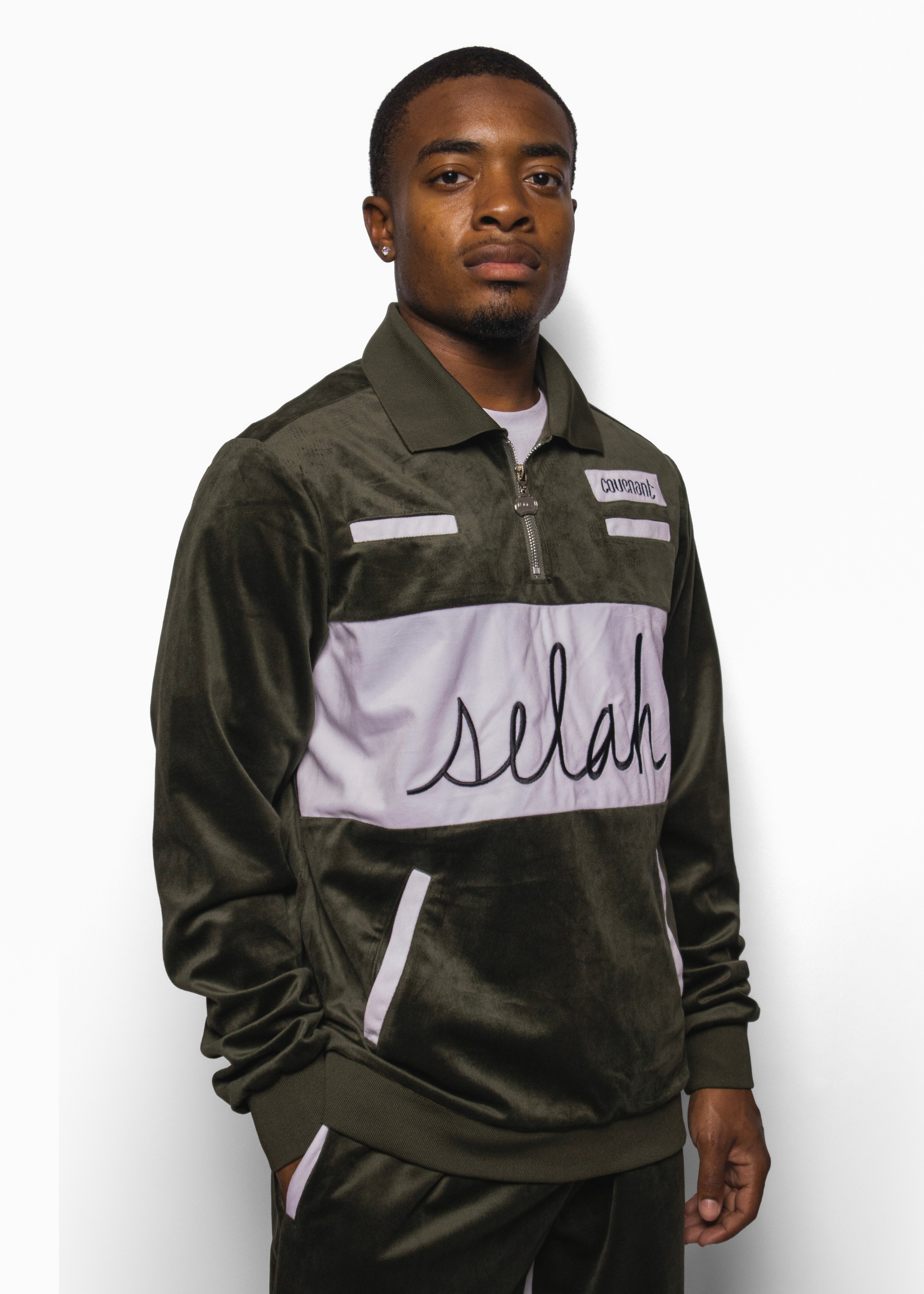 (Made to Order) Olive Selah Quarter-Zip Set