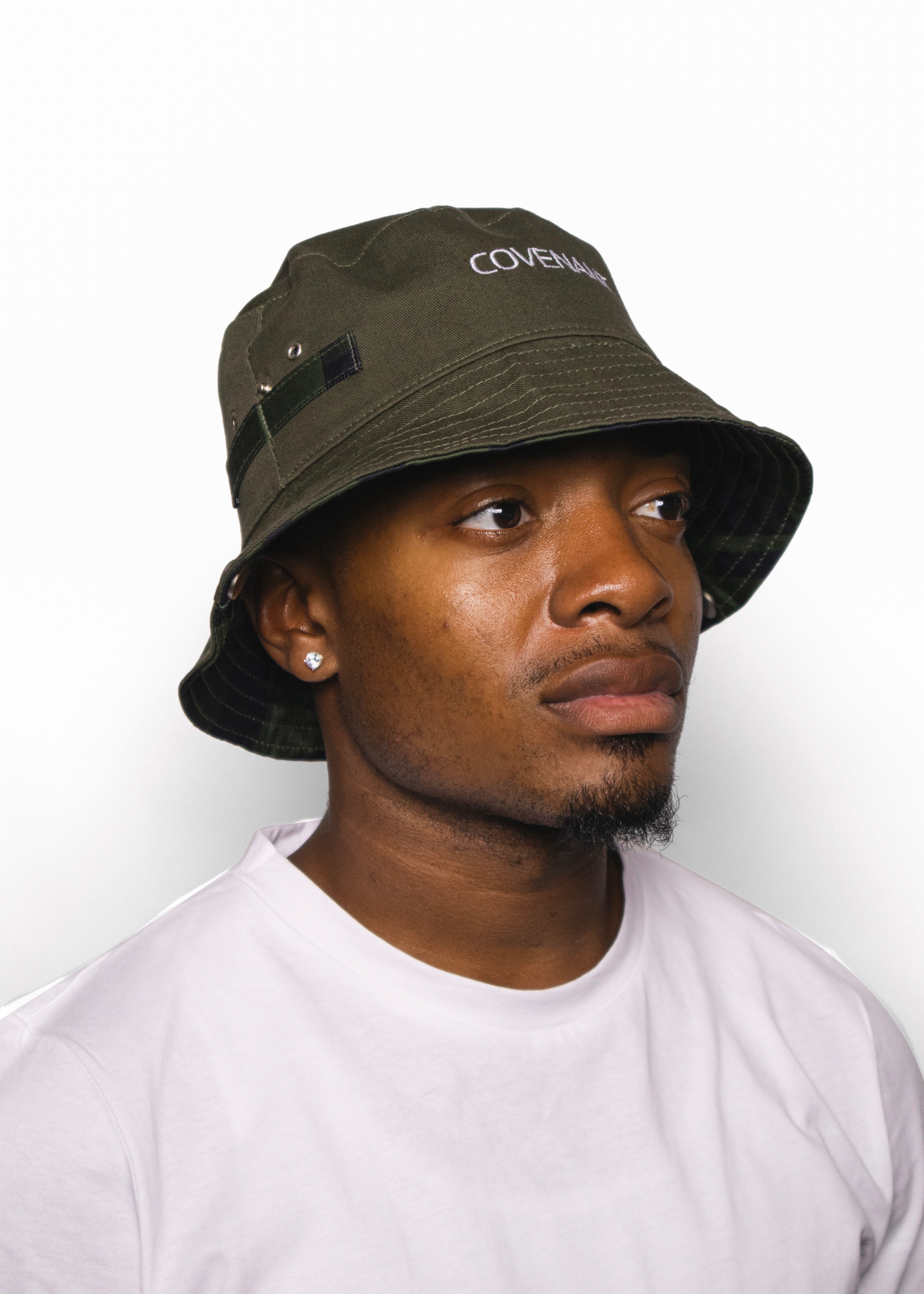 (Made to Order) Green Covenant Reversible Bucket Hat