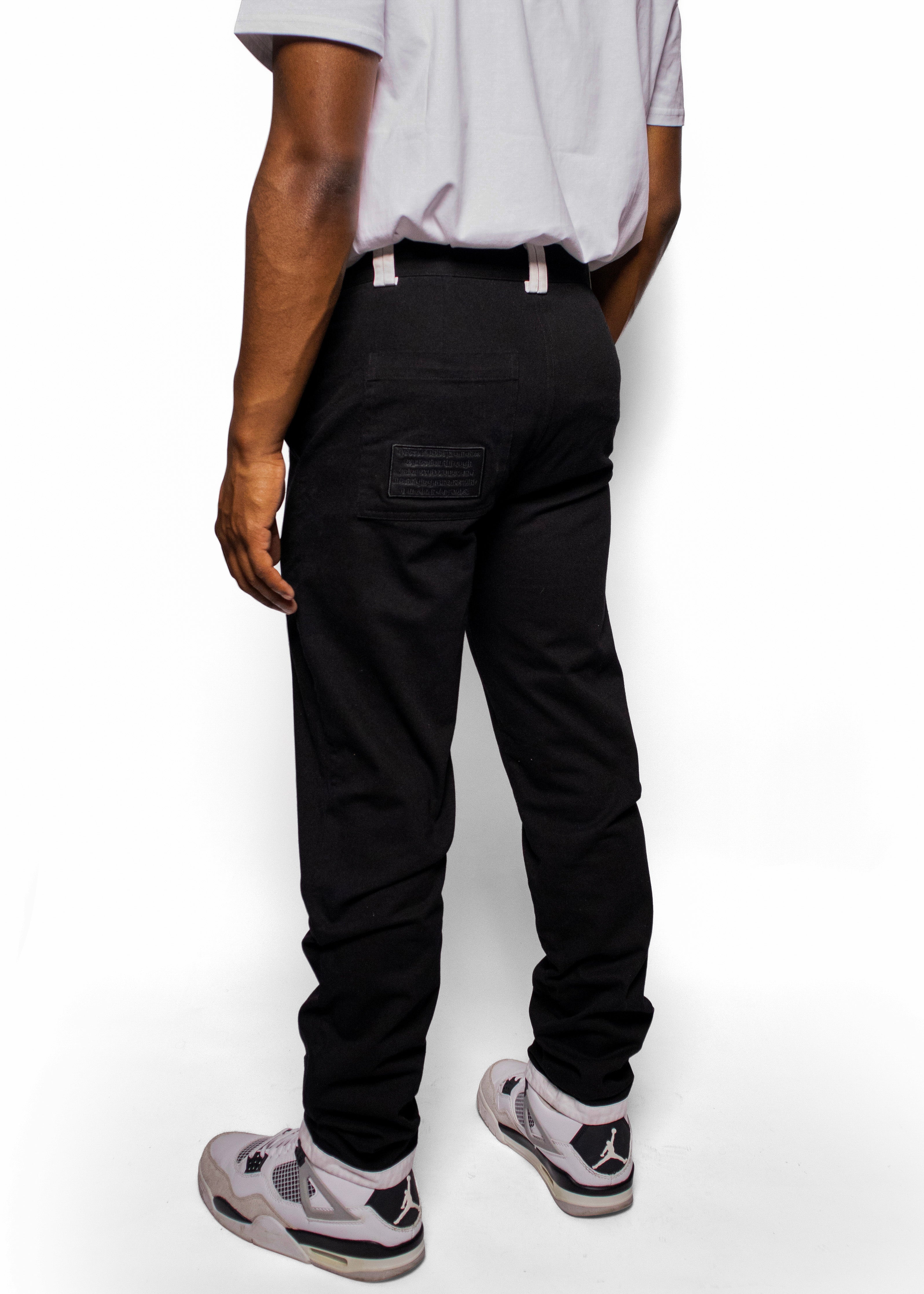 (Made to Order) Black Covenant Chino Pants