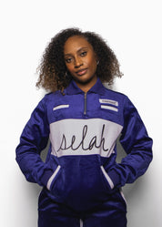 (Made to Order) Blue Selah Quarter-Zip Set