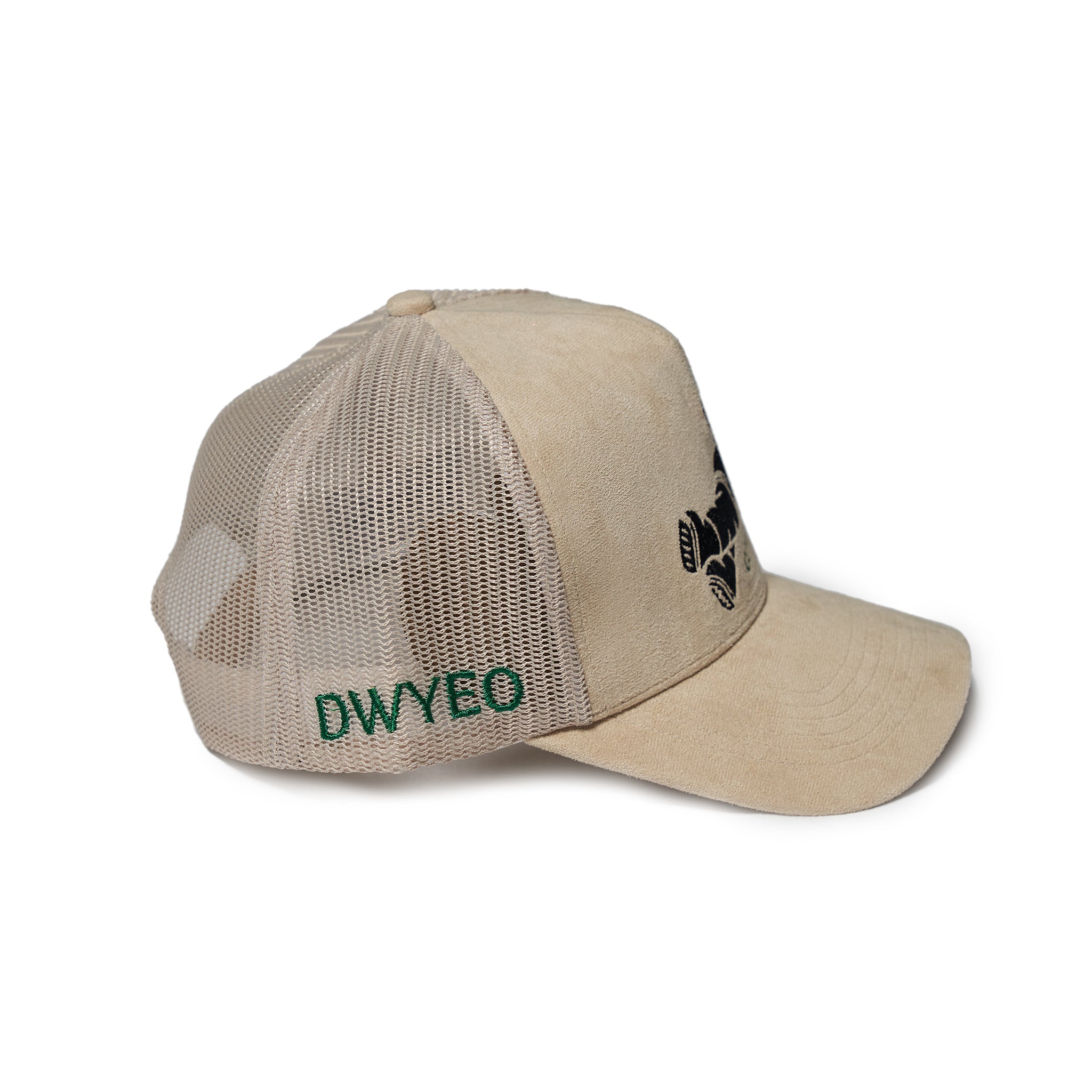 suede trucker hats