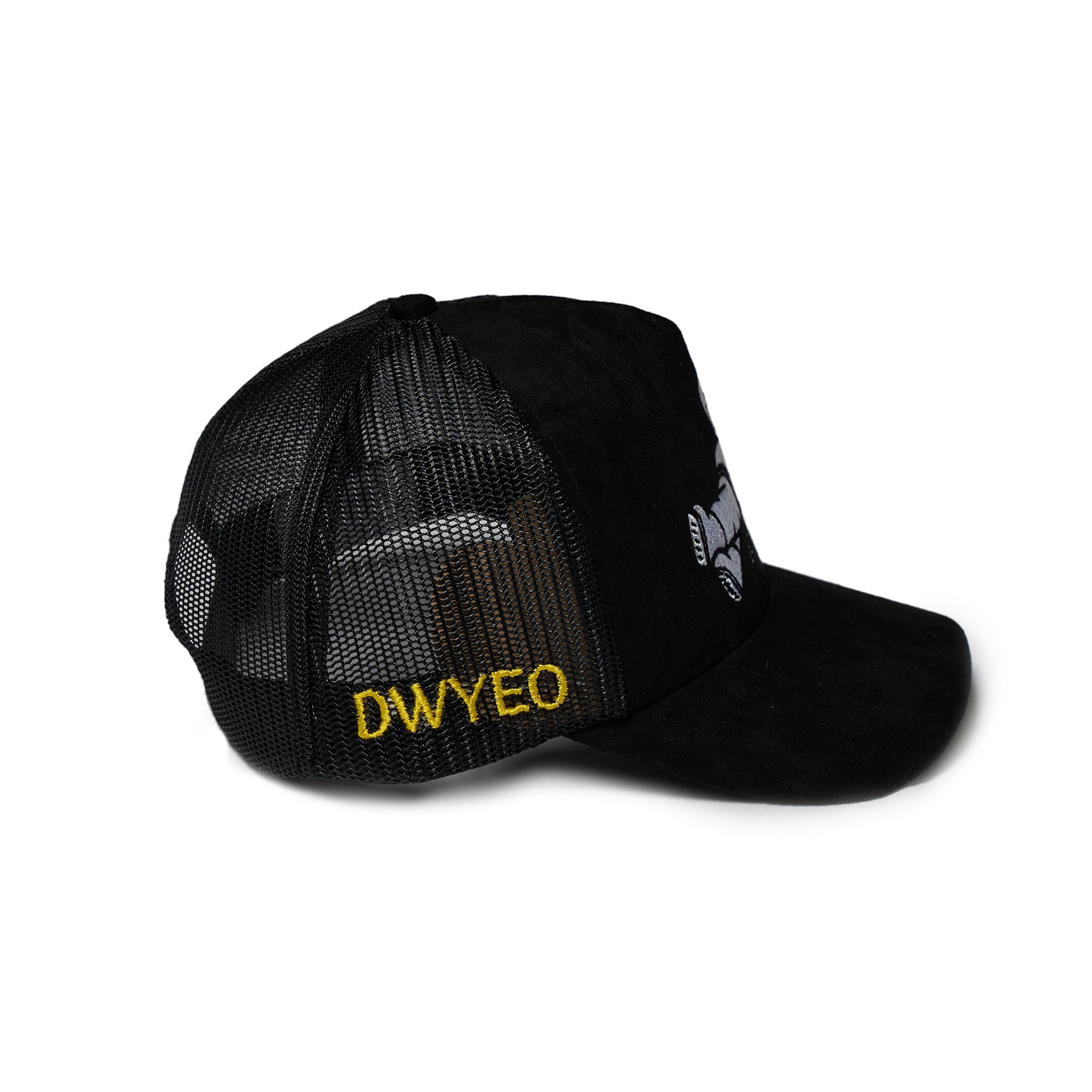 suede trucker hats