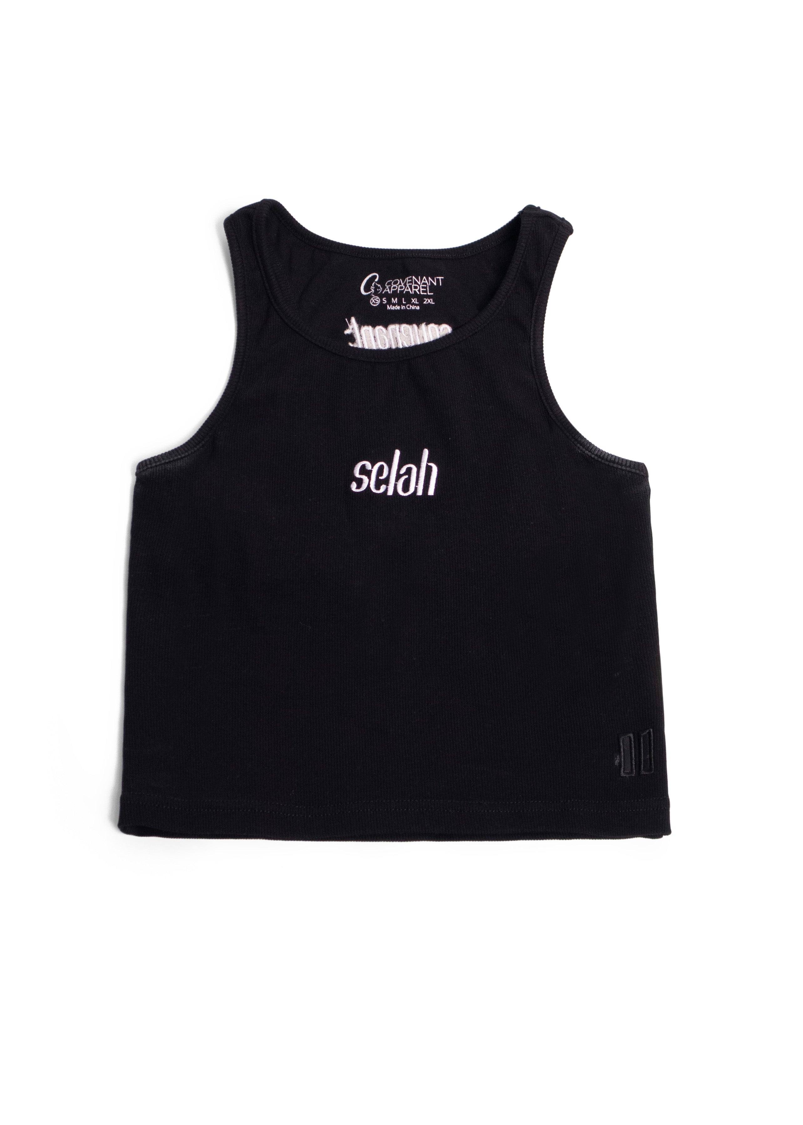 Black Selah Cropped Tank