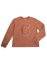 (Made to Order) Brown Varsity Crew Neck